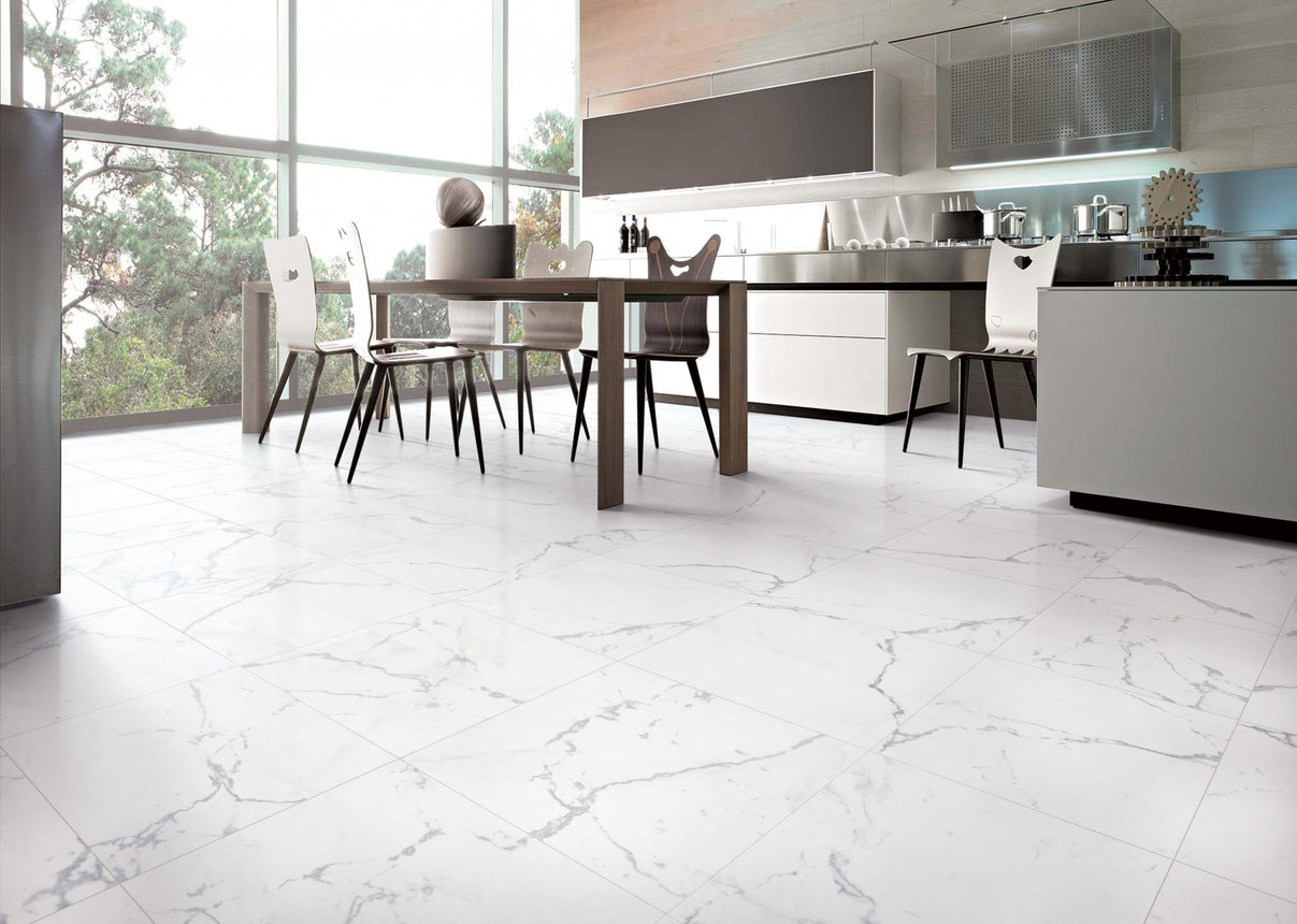 EcoStone Indoor Carrara Matt Utg. 48x48 | Stenbolaget.