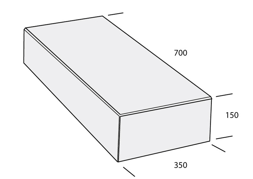 Klassikblock Antracit 700x350x150 | Stenbolaget.