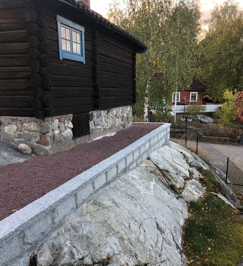 Avtäckning Bergama Granit Rustik Grå 500x260x70 - Stenbolaget