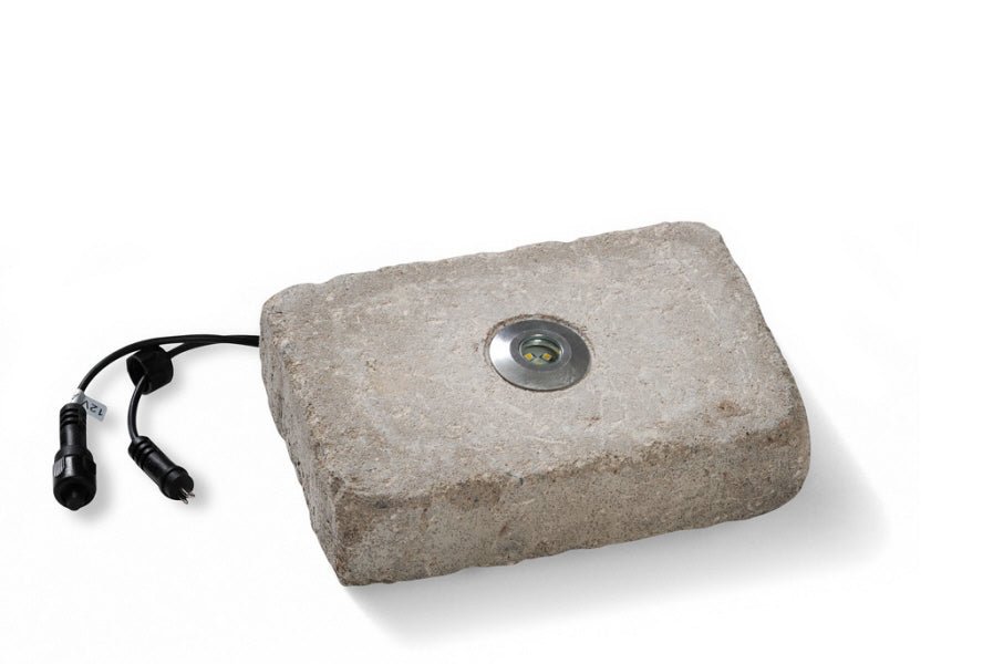 Belysning Rustik Grå Sten Inkl. Lampa 200x133x50 - Stenbolaget