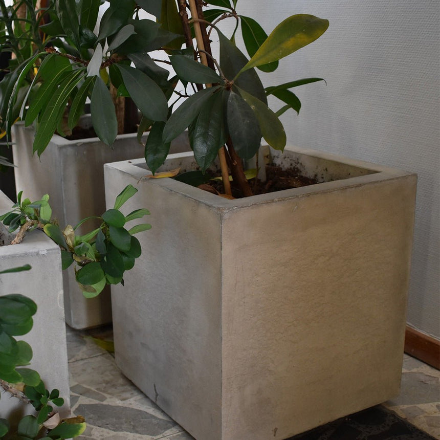 Bergen Kruka Grå 400x400x450 - Stenbolaget