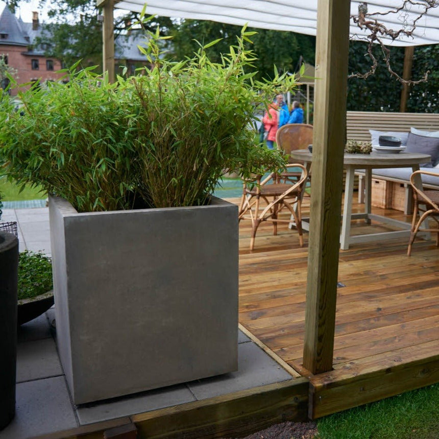 Bergen Kruka Grå 400x400x450 - Stenbolaget