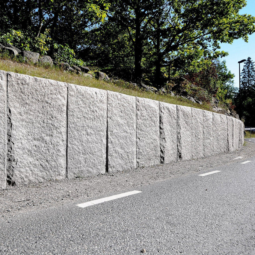Blockstensmur Bergama Granit Rustik Grå 1000x800 - Stenbolaget