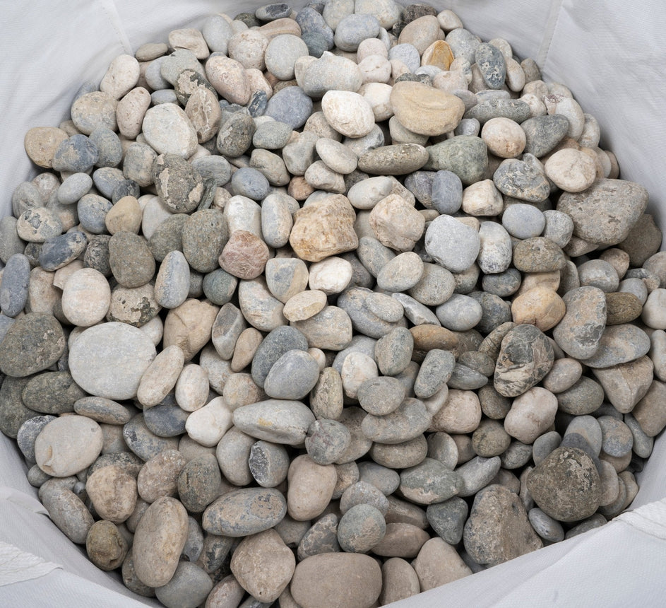 Dekorsten Riverstone Multicolor 60 - 100 1000kg - Stenbolaget