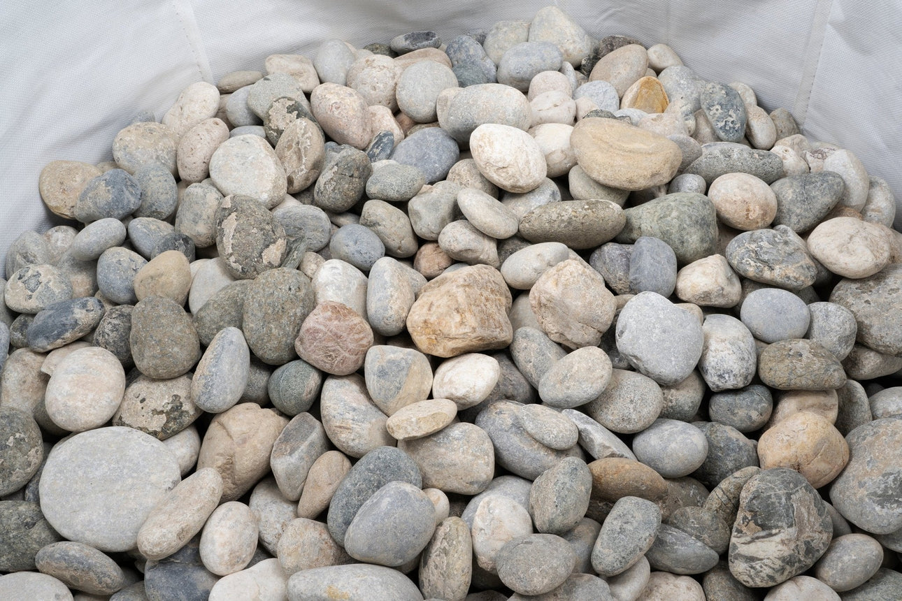 Dekorsten Riverstone Multicolor 60 - 100 1000kg - Stenbolaget