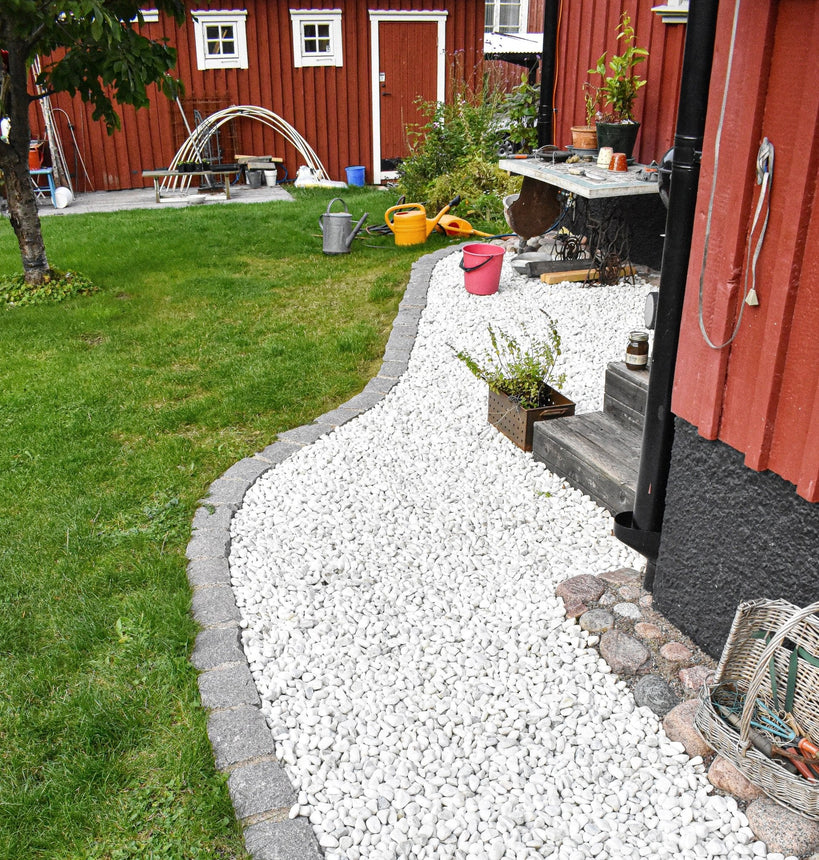 Dekorsten Tumlad Dolomit Vit 10 - 20 1000kg - Stenbolaget
