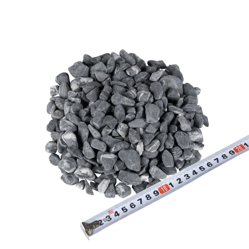Dekorsten Tumlad Toros Svart/Vit 10 - 20 1000kg - Stenbolaget