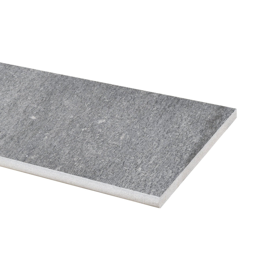 Poolkantsten Ecostone Quartz Ashgrey Hörn | Stenbolaget.