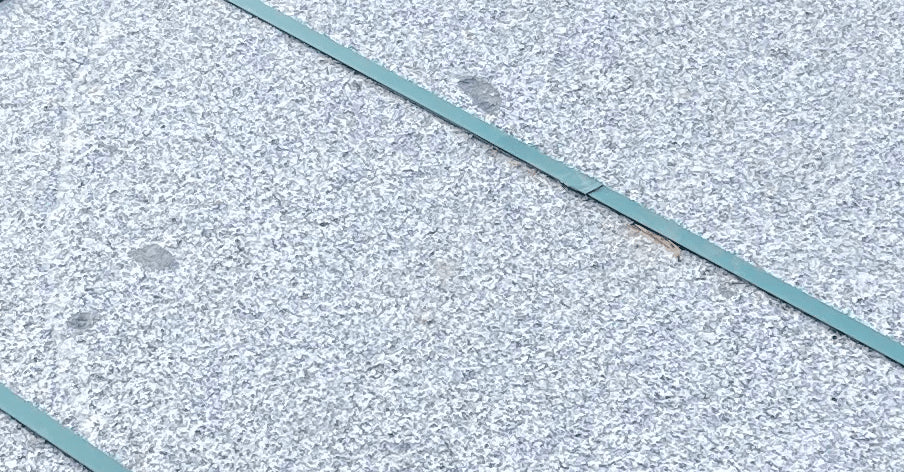 Entrétrappa Bergama Granit Grå Rund 1100x550x150 - Stenbolaget