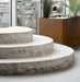 Entrétrappa Bergama Granit Grå Rund 1100x550x150 - Stenbolaget