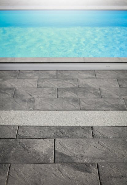 Gerlo New Style Grå/Svart 600x400x45 - Stenbolaget