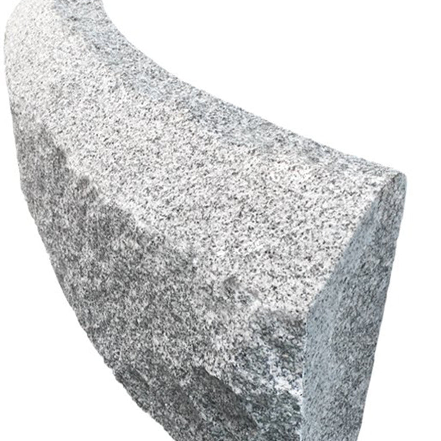 Granitkantsten Bergama RF4 Grå Radie 4,5 500 - 1100 - Stenbolaget