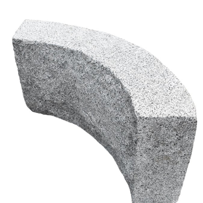 Granitkantsten Bergama RV1 Grå Radie 10,0 500 - 1100 - Stenbolaget