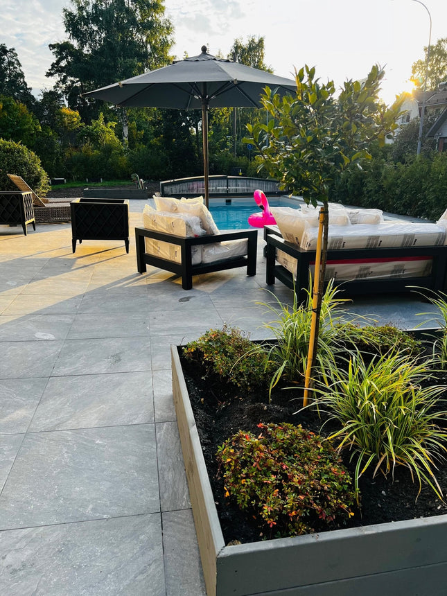 Granitkeramik Marstrand Svart 597x597x20 - Stenbolaget