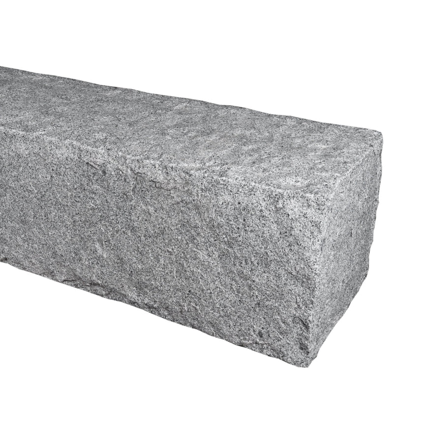 Granitstolpe Bergama Grå Rustik 2300x500x500 - Stenbolaget