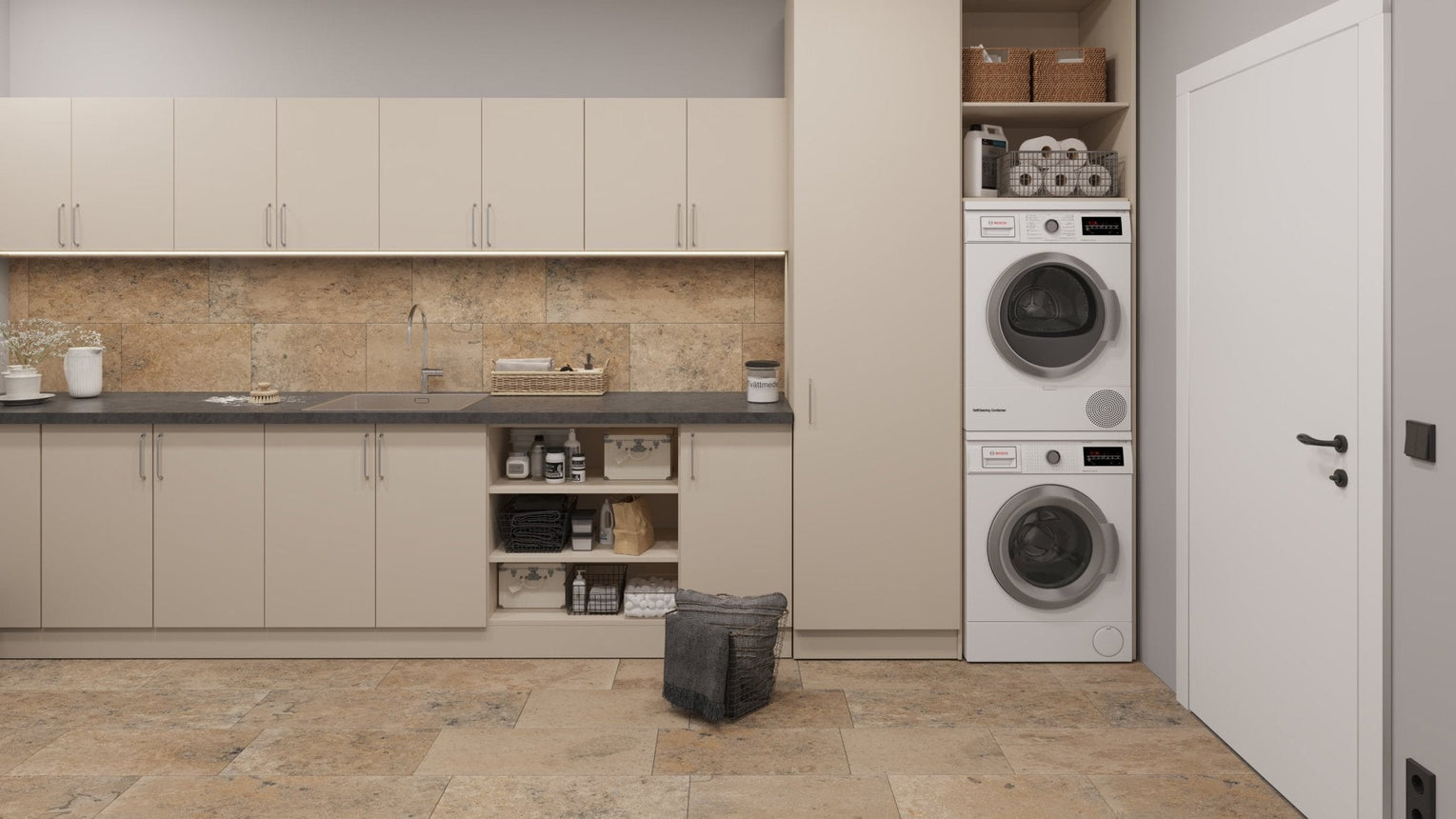 Jurakalksten Slipad Grå/Beige Materialprov - Stenbolaget