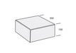 Klassikblock Antracit 350x350x150 - Stenbolaget