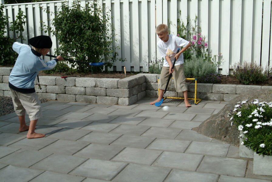 Klassikplattan Grå 700x700x80 - Stenbolaget