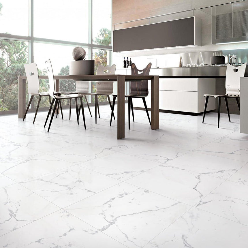 Klinker EcoStone Indoor Mosaik Carrara Matt - Stenbolaget