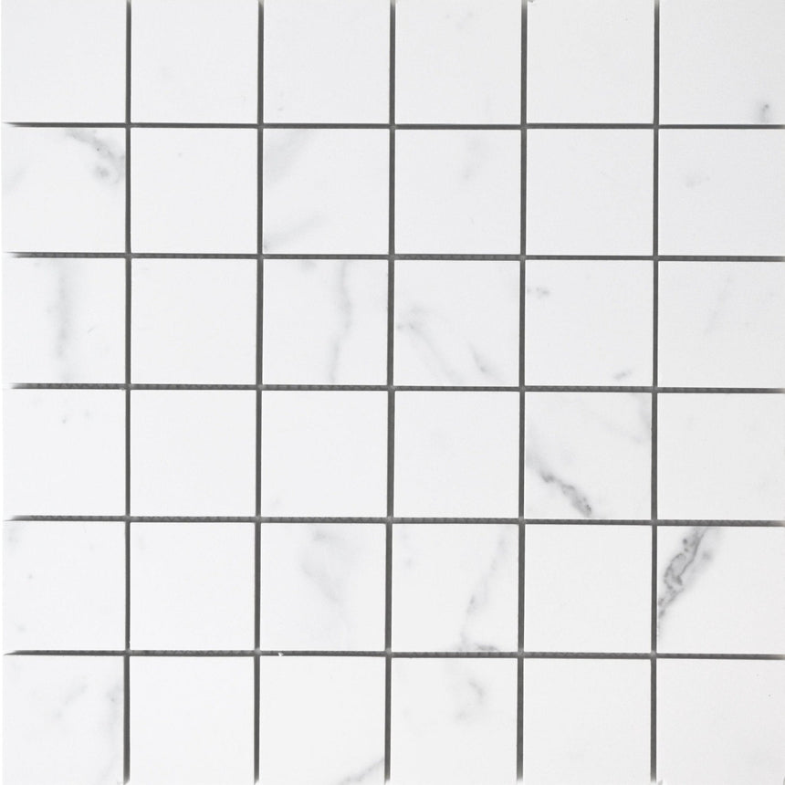Klinker EcoStone Indoor Mosaik Carrara Matt - Stenbolaget