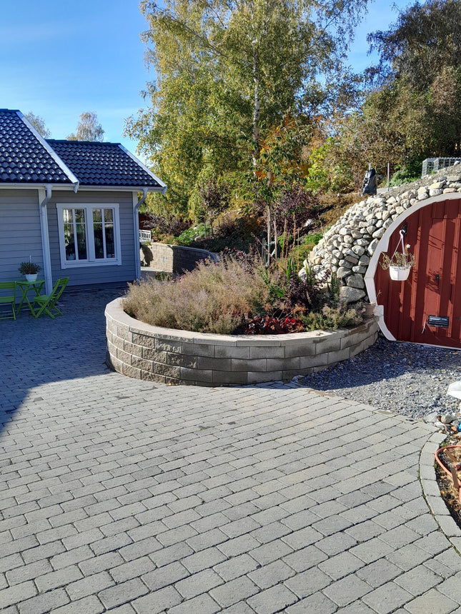 Marksten Visby Struktur Grå 50mm - Stenbolaget Marksten - Betong