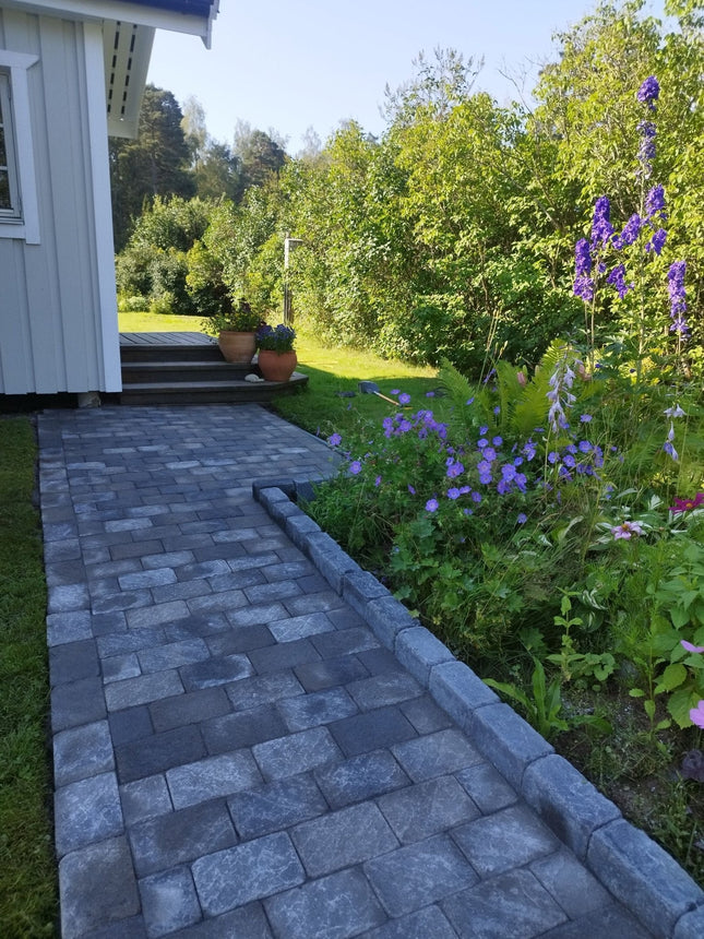 Marksten Visby Struktur Grafit 50mm - Stenbolaget Marksten - Betong