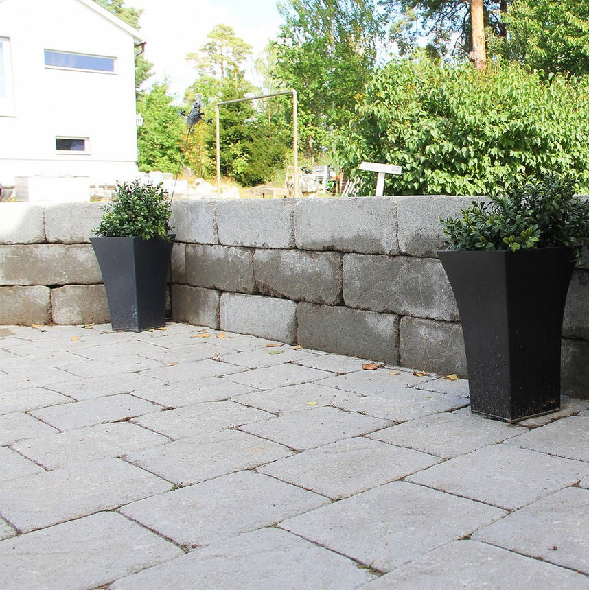 Marksten Visby Struktur Kvadrat Grå 50mm - Stenbolaget