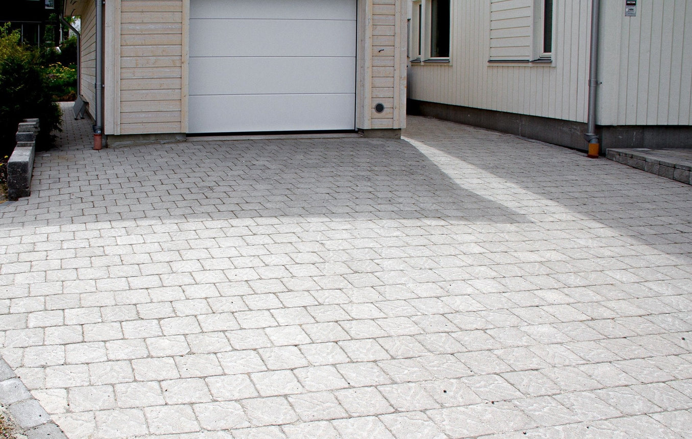Marksten Visby Struktur Kvadrat Grå 50mm - Stenbolaget