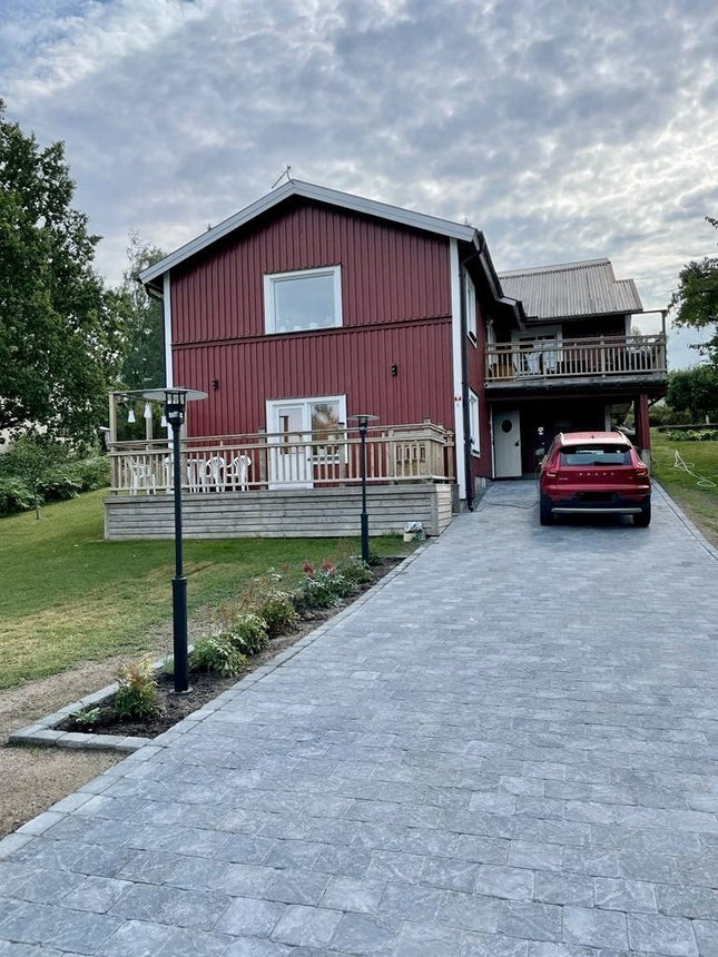 Marksten Visby Struktur Kvadrat Grafit 50mm - Stenbolaget