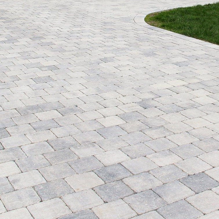 Marksten Visby Struktur Kvadrat Gråmix 50mm - Stenbolaget