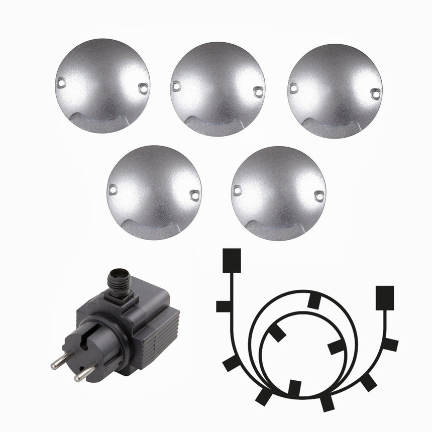 Mark/Väggspotlight Zenit 5 - pack LightsOn - Stenbolaget