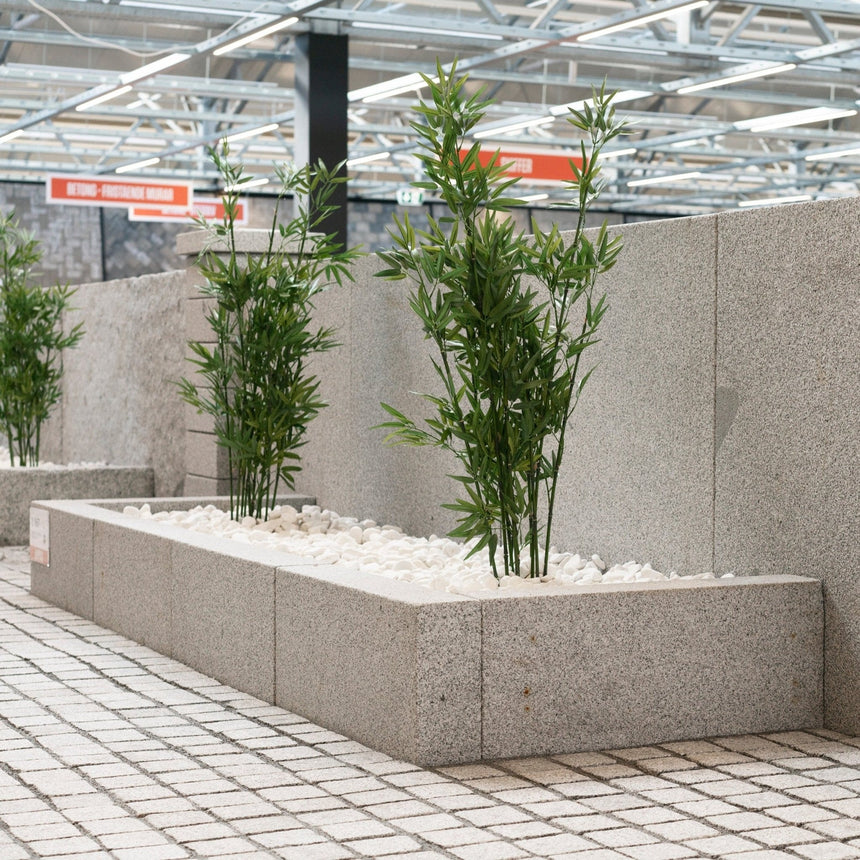 Murblock Bergama Granit Modern Grå 700x400x120 - Stenbolaget