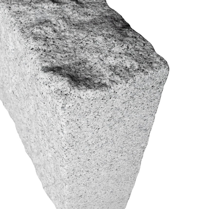 Murblock Bergama Granit Rustik Grå 500x500x120 - Stenbolaget
