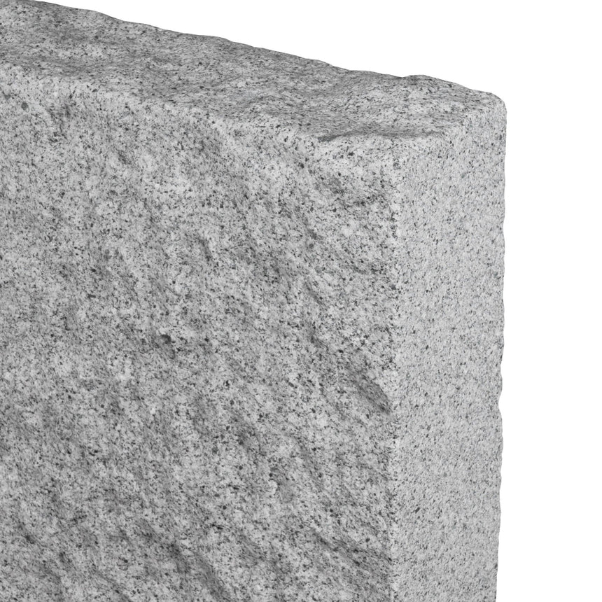 Murblock Bergama Granit Rustik Grå 500x500x120 - Stenbolaget