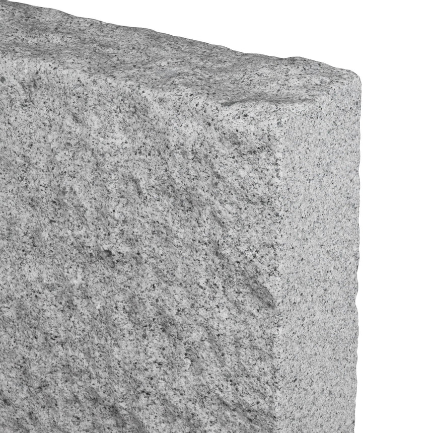 Murblock Bergama Granit Rustik Grå 700x400x120 - Stenbolaget