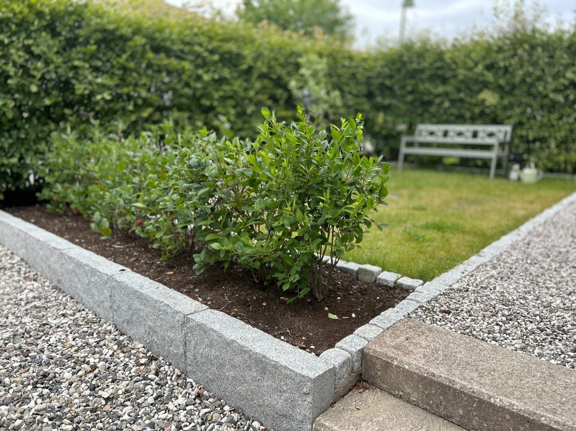 Murblock Bergama Granit Rustik Grå 700x400x120 - Stenbolaget Stödmur - Granit