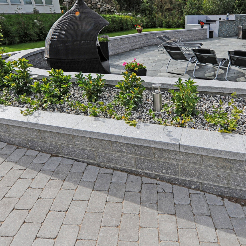 Mursten Bergama Granit Rustik Grå 340x170x140 - Stenbolaget