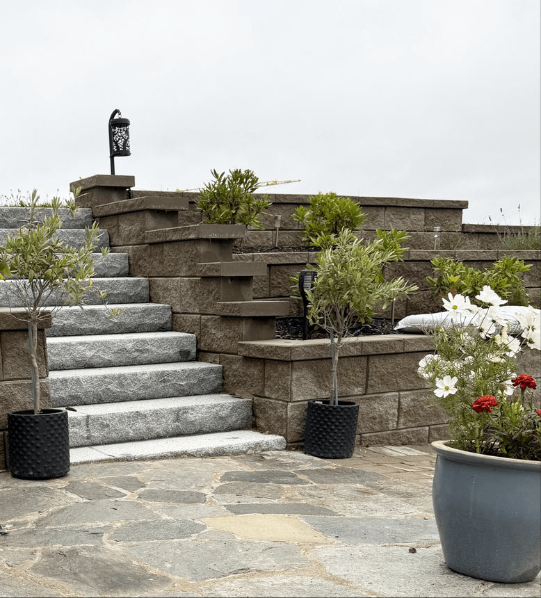 Muskö Normalsten Grå - Stenbolaget Stödmur - Betong