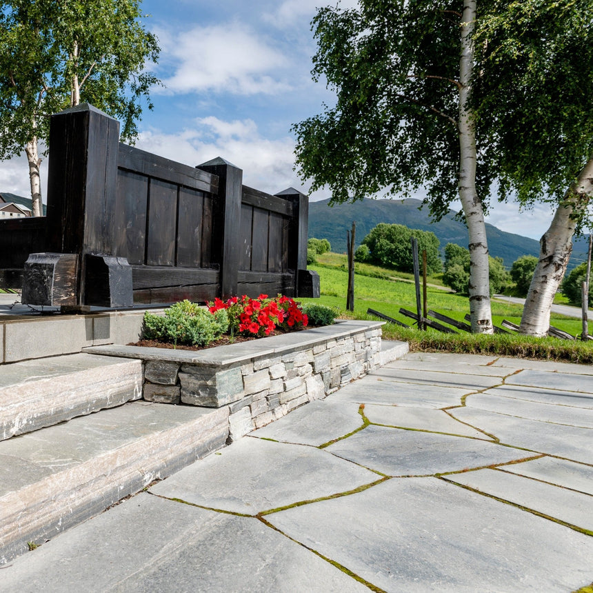 Oppdal Ljus Skiffer Oregelbunden Exklusiv 40 - 60 - Stenbolaget