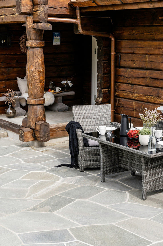 Oppdal Ljus Skiffer Oregelbunden Premium 20 - 30 - Stenbolaget