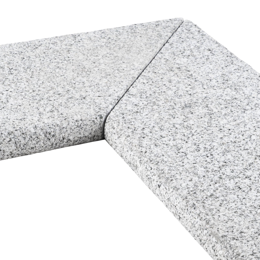 Poolsten Bergama Granit Hörn Grå 500/500x200x30 - Stenbolaget