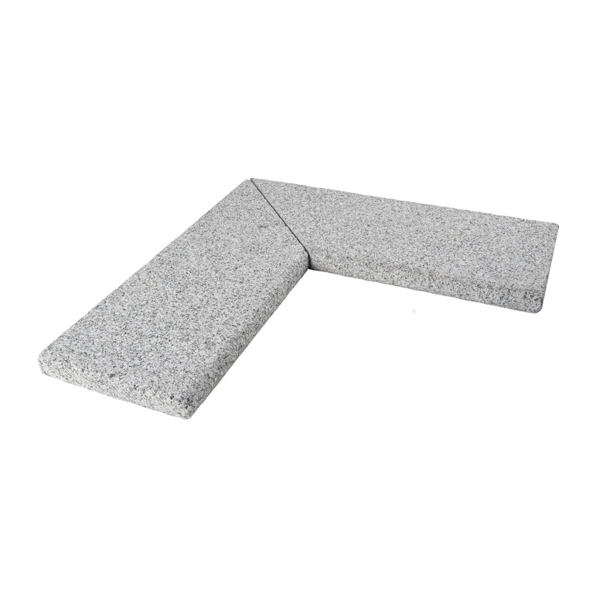 Poolsten Bergama Granit Rak Grå 500x200 - Stenbolaget
