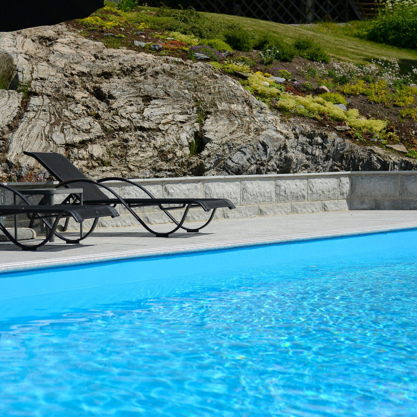 Poolsten Bergama Granit Rak Grå 500x200x30 - Stenbolaget