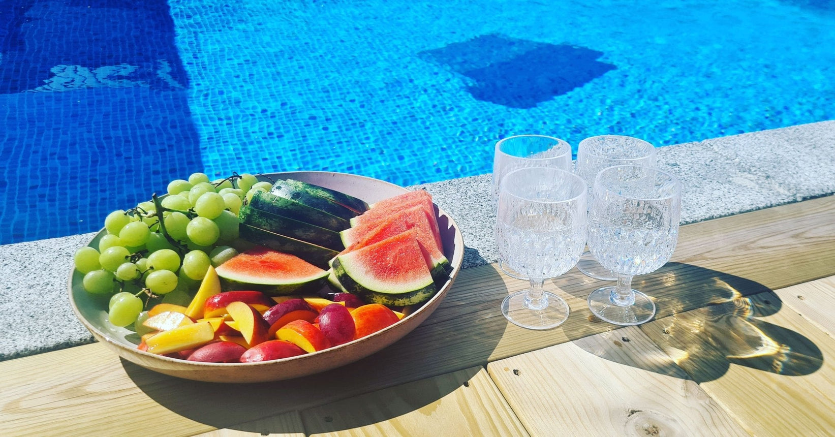 Poolsten Bergama Granit Rak Grå 500x200x30 - Stenbolaget