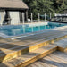 Poolsten Bergama Granit Rak Grå 500x200x30 - Stenbolaget