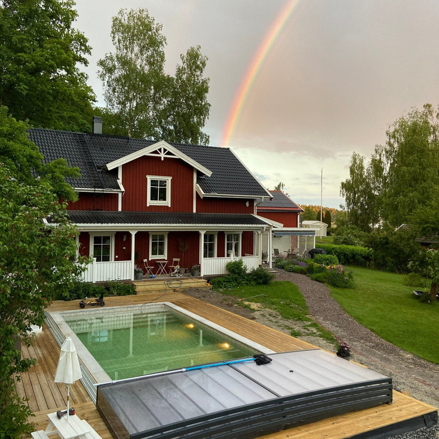 Poolsten Bergama Granit Rak Grå 500x200x30 - Stenbolaget