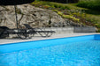 Poolsten Bergama Granit Rak Grå 600x300x30 - Stenbolaget