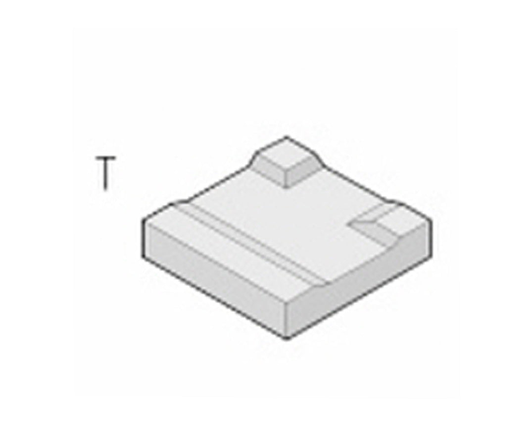 Ränndal Munk Typ T Grå 420x420x90 - 105 - Stenbolaget