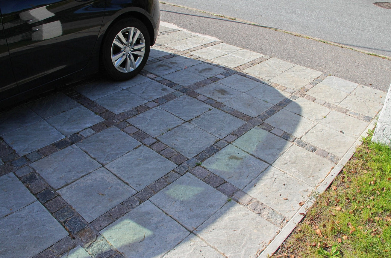Rosendal Grå 350x350x50 - Stenbolaget