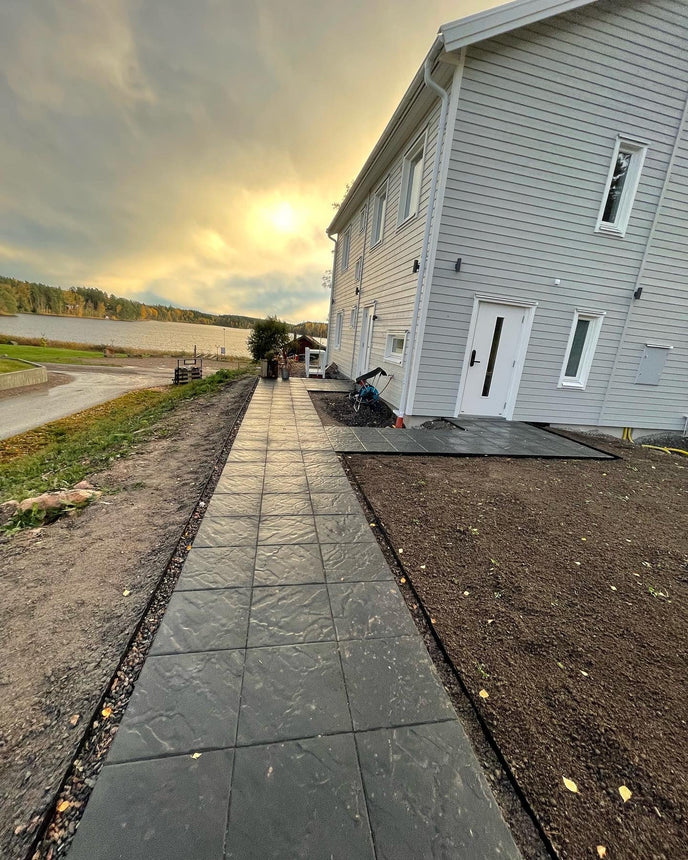Rosendal Grafit 350x350x50 - Stenbolaget